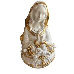 The Franklin Mint Ave Maria Hand-Painted Fine Porcelain Figurine & Music Box